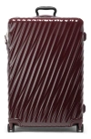 Tumi 30-inch 19 Degree Extended Trip Expandable 4-wheel Packing Case In Burgundy