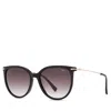 Tumi 504 Gradient Sunglasses, 57mm In Black/brown Gradient