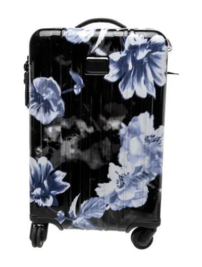 Pre-owned Tumi Acrylic Suitcase In Blue