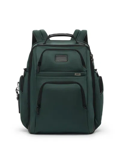 Tumi Alpha 17" Brief Pack Backpack In Deep Pine