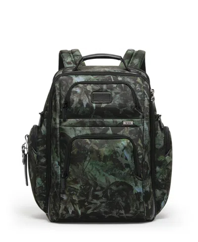 Tumi Alpha 17" Brief Pack Backpack In Forest Camo