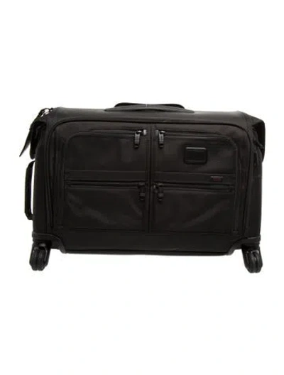 Pre-owned Tumi Alpha 2 4-wheel Garment Carry On Suitcase In Black