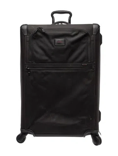 Pre-owned Tumi Alpha 2 Durable Ballistic Black Nylon Check In Suitcase