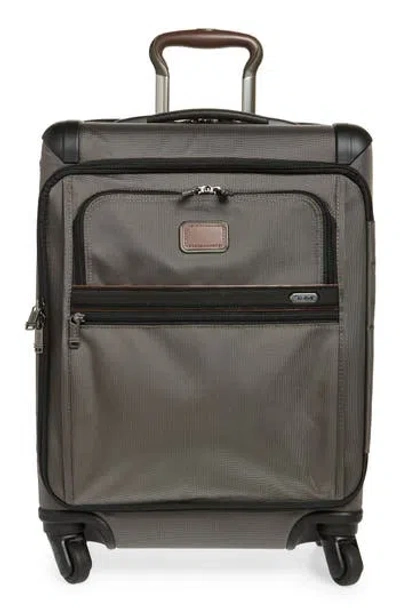 Tumi Alpha 22-inch Continental Dual Access 4-wheeled Carry-on In Gray