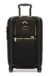 Tumi Alpha 3 Collection 22-inch International Expandable Wheeled Carry-on Bag In Black/gold