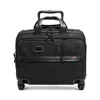 Tumi Deluxe 4 Wheeled Laptop Case Briefcase In Black