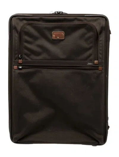 Pre-owned Tumi Alpha 3 Extended Trip Expandable Suitcase In Brown