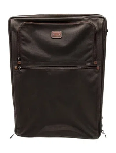 Pre-owned Tumi Alpha 3 Extended Trip Expandable Suitcase In Brown