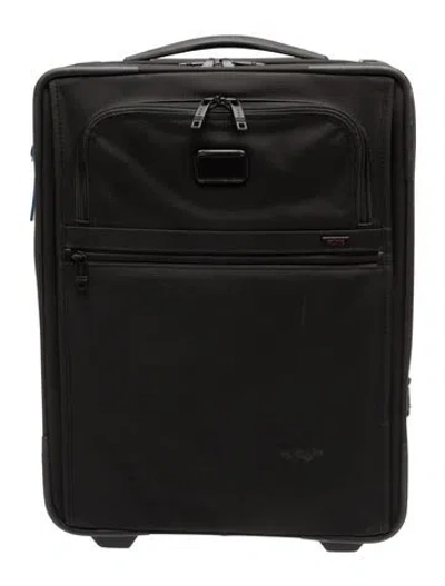 Pre-owned Tumi Alpha 3 International Dual Access Suitcase In Black
