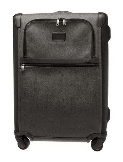 Pre-owned Tumi Alpha 3 International Dual Access Suitcase In Gray