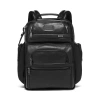 Tumi Alpha 3 Leather Brief Pack In Black