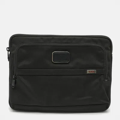 Pre-owned Tumi Alpha 3 Medium Black Nylon Laptop Cover