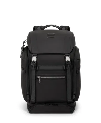 Tumi Alpha Bravo Expedition Flap Backpack In Black