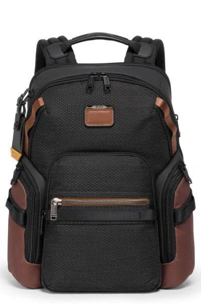 Tumi Alpha Bravo Navigation Backpack In Black Onyx