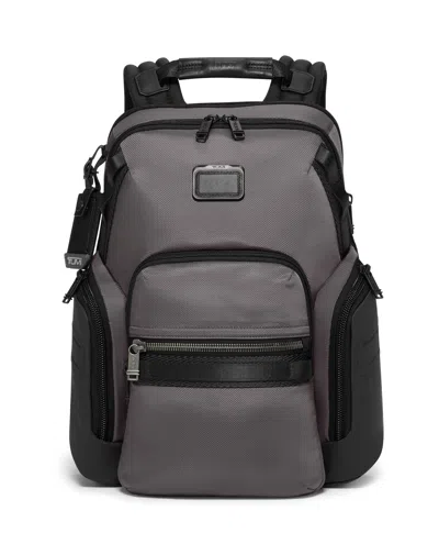 Tumi Alpha Bravo Navigation Backpack In Charcoal