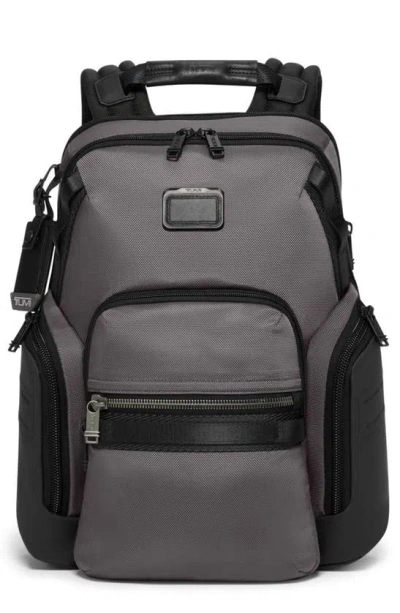 Tumi Alpha Bravo Navigation Backpack In Charcoal