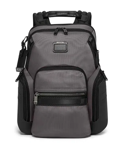 Tumi Men's Alpha Bravo Navigation Nylon Backpack In Charcoal