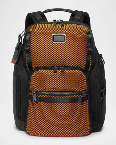 Tumi Alpha Bravo Search Backpack In Red/lime Chameleon