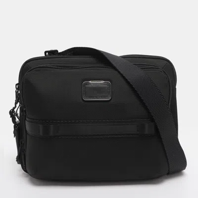 Pre-owned Tumi Alpha Bravo Service Black Nylon Crossbody Bag