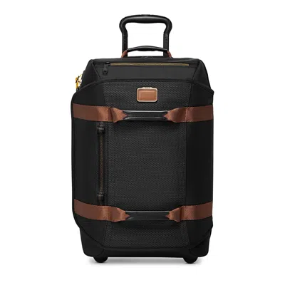 Tumi Alpha Bravo Wheeled Convertible Duffel Carry On Bag In Black Onyx