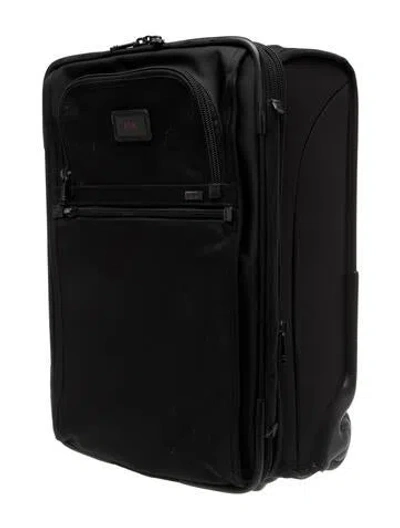 Pre-owned Tumi Alpha Dual Access Carry-on In Black