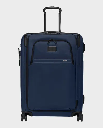 Tumi Alpha Dual Access Expandable Medium Check-in Luggage In Blue
