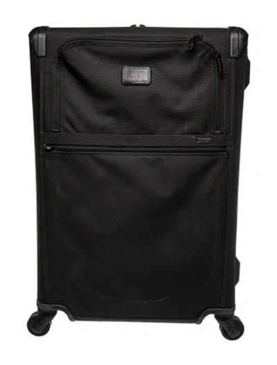 Pre-owned Tumi Alpha Expandable Suitcase In Black