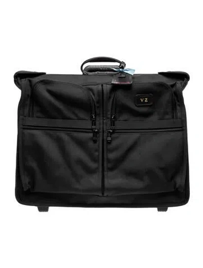 Pre-owned Tumi Alpha Extended Trip 4 Wheeled Garment Bag In Black