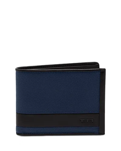 Tumi Alpha Global Double Billfold In Blue