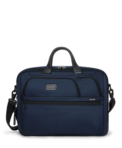 Tumi Alpha Large 17" Briefcase In Navy