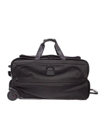 Pre-owned Tumi Alpha Large Split 3 Duffel In Black