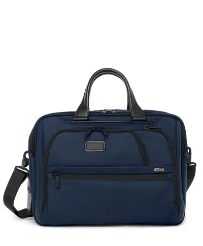 Tumi Alpha Medium 15" Expandable Briefcase In Navy