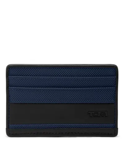 Tumi Alpha Slim Card Case In Navy