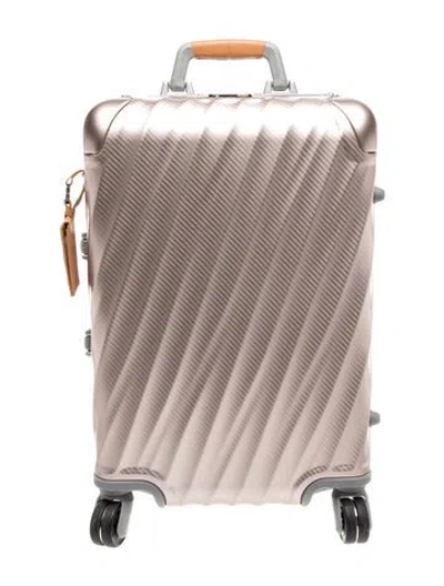 Pre-owned Tumi Aluminum Suitcase In Pink