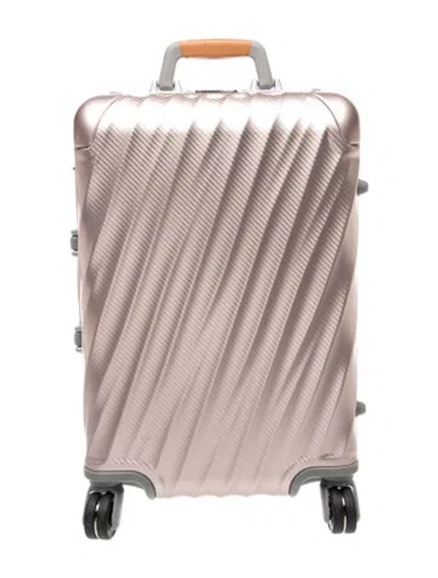 Pre-owned Tumi Aluminum Suitcase In Pink