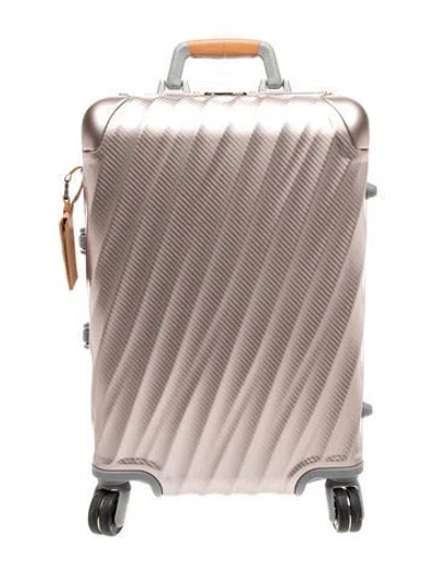 Pre-owned Tumi Aluminum Suitcase In Pink