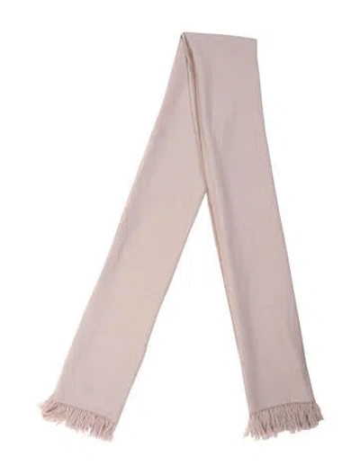 Pre-owned Tumi Baby Alpaca Scarf In Pink