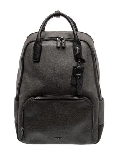 Pre-owned Tumi Backpack In Gray
