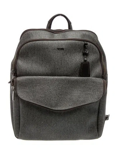 Pre-owned Tumi Backpack In Gray