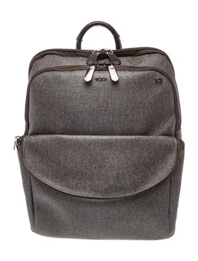 Pre-owned Tumi Backpack In Gray