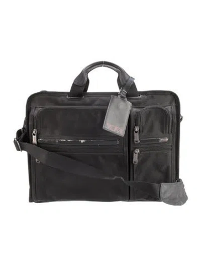 Pre-owned Tumi Ballistic Nylon Briefcase In Black