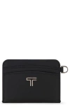 Tumi Belden Leather Card Case In Black