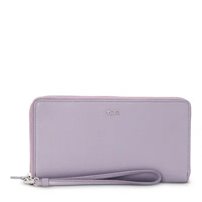 Tumi Belden Leather Travel Wallet In Lavender