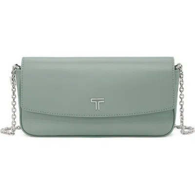 Tumi Belden Leather Wallet On A Chain In Thyme