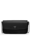 Tumi Belden Slg Wallet On Chain 8.25" Crossbody Bag In Gray