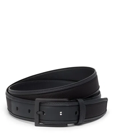 Tumi Belts Rectangle Ballistic Belt 35mm In Matte Black/black