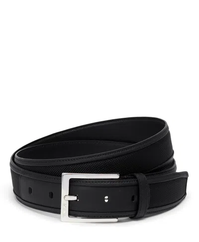 Tumi Belts Rectangle Ballistic Belt 35mm In Silver/black