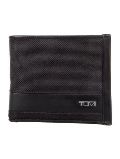 Pre-owned Tumi Bifold Wallet In Black