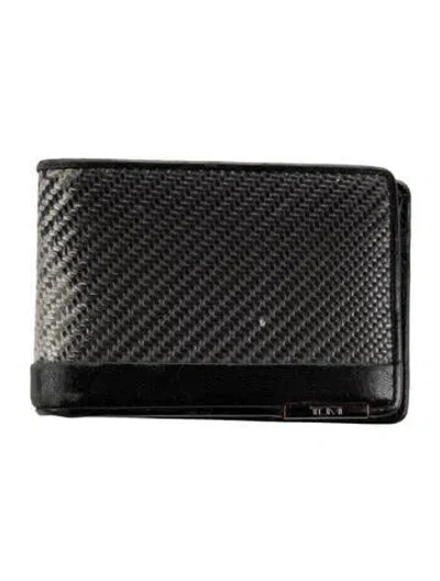 Pre-owned Tumi Bifold Wallet In Black