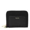 Tumi Bifold Zip Wallet In Black